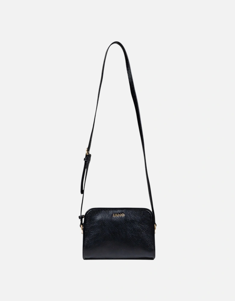 Zip Fastening Polyurethane Bag with Inside Pockets