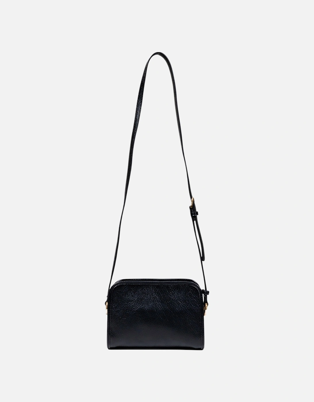 Zip Fastening Polyurethane Bag with Inside Pockets