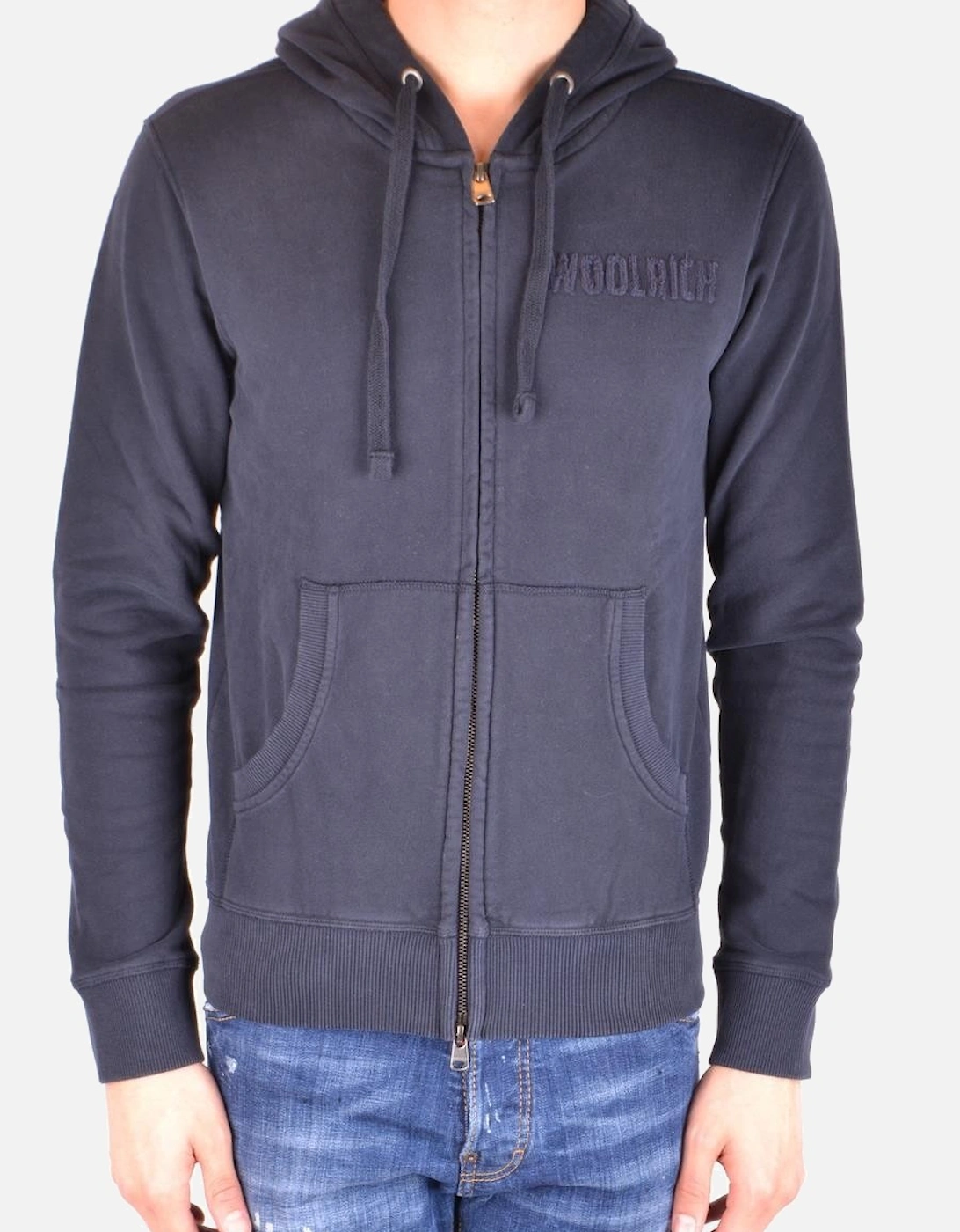 Hoodie Front Zip Drawstring, 4 of 3