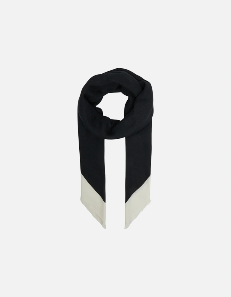 Two Tone Color Blocked Scarf