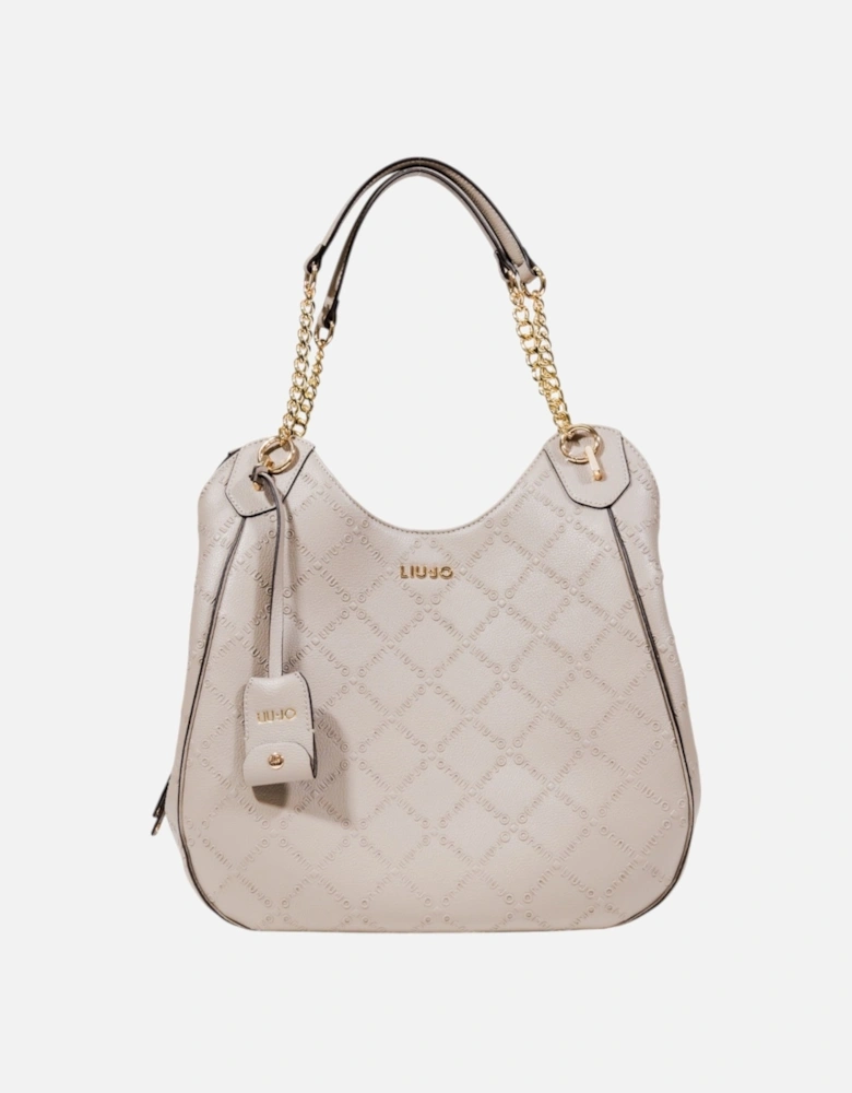 Zip Closure Tote Bag with Inside Pockets