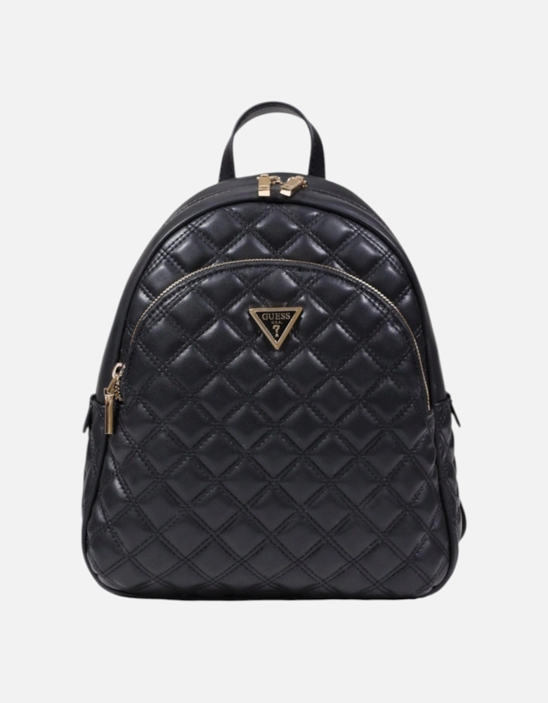 Zip Fastening Rucksack with Multiple Pockets