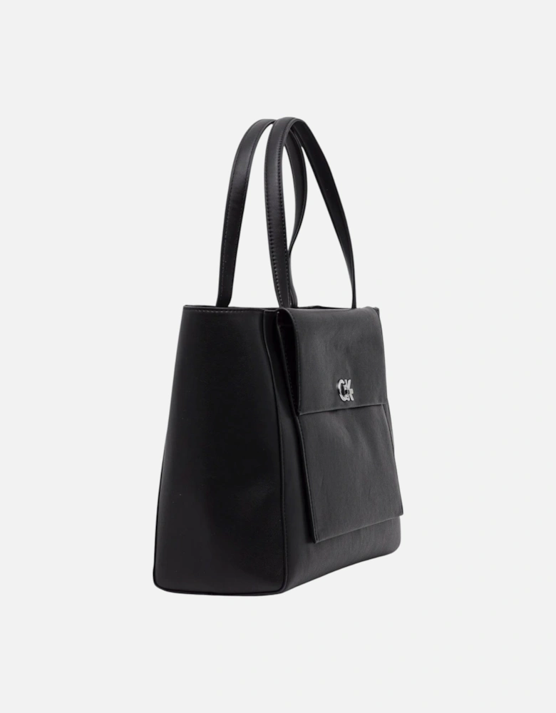 Tote Bag with Flap Pocket