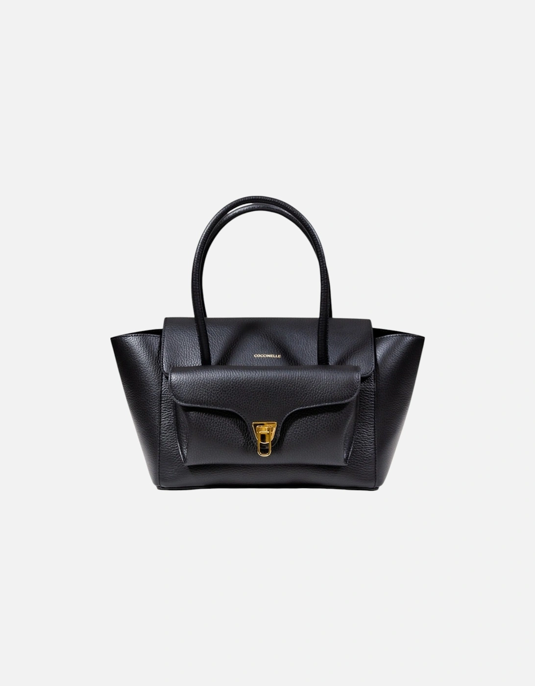 Leather Shoulder Bag with Magnet Fastening