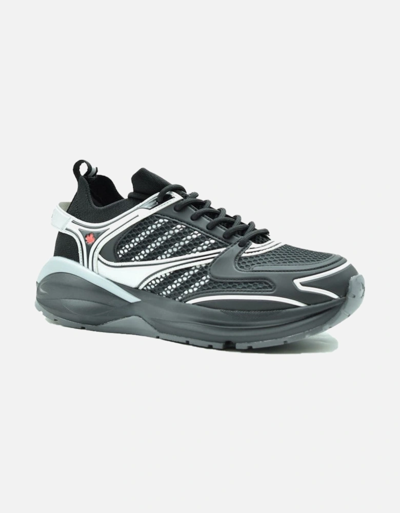Slip-On Sporty Sneakers with Coloured Pattern
