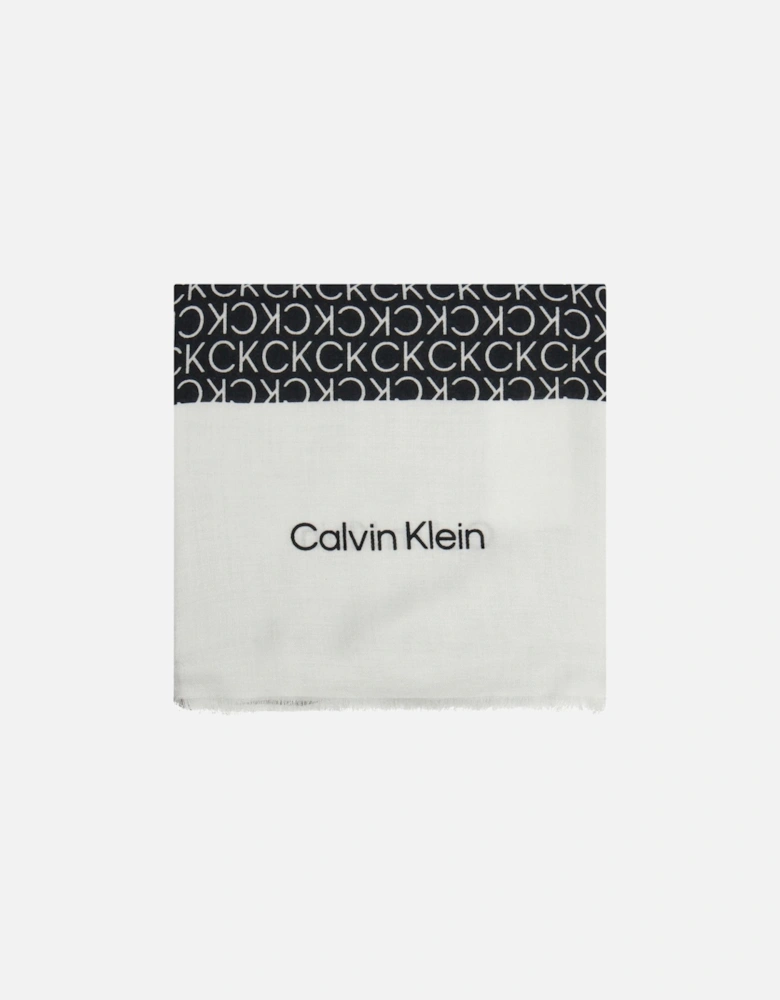 Logo Print Scarf