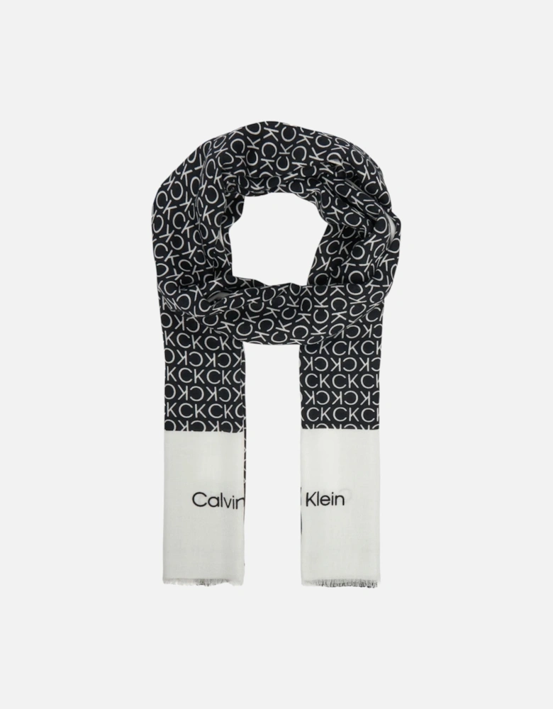 Logo Print Scarf