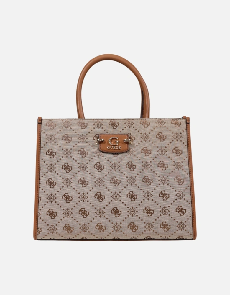 Cessily Tote Logo Pattern Bag