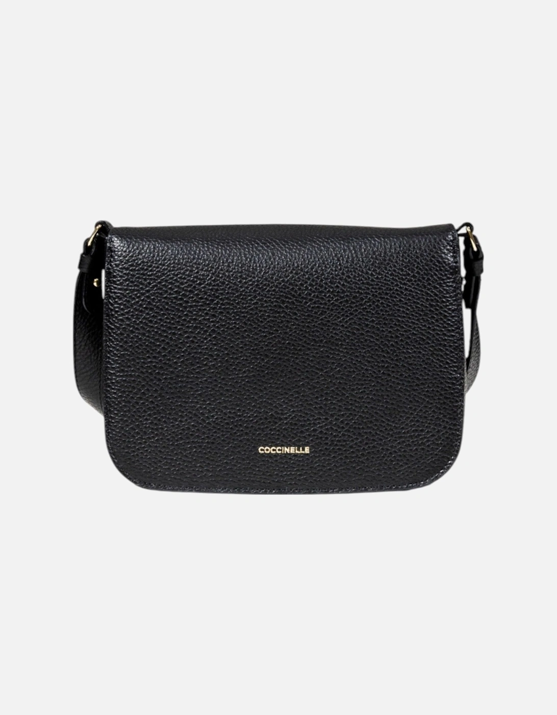 Magnetic Fastening Leather Bag with Inside Pockets