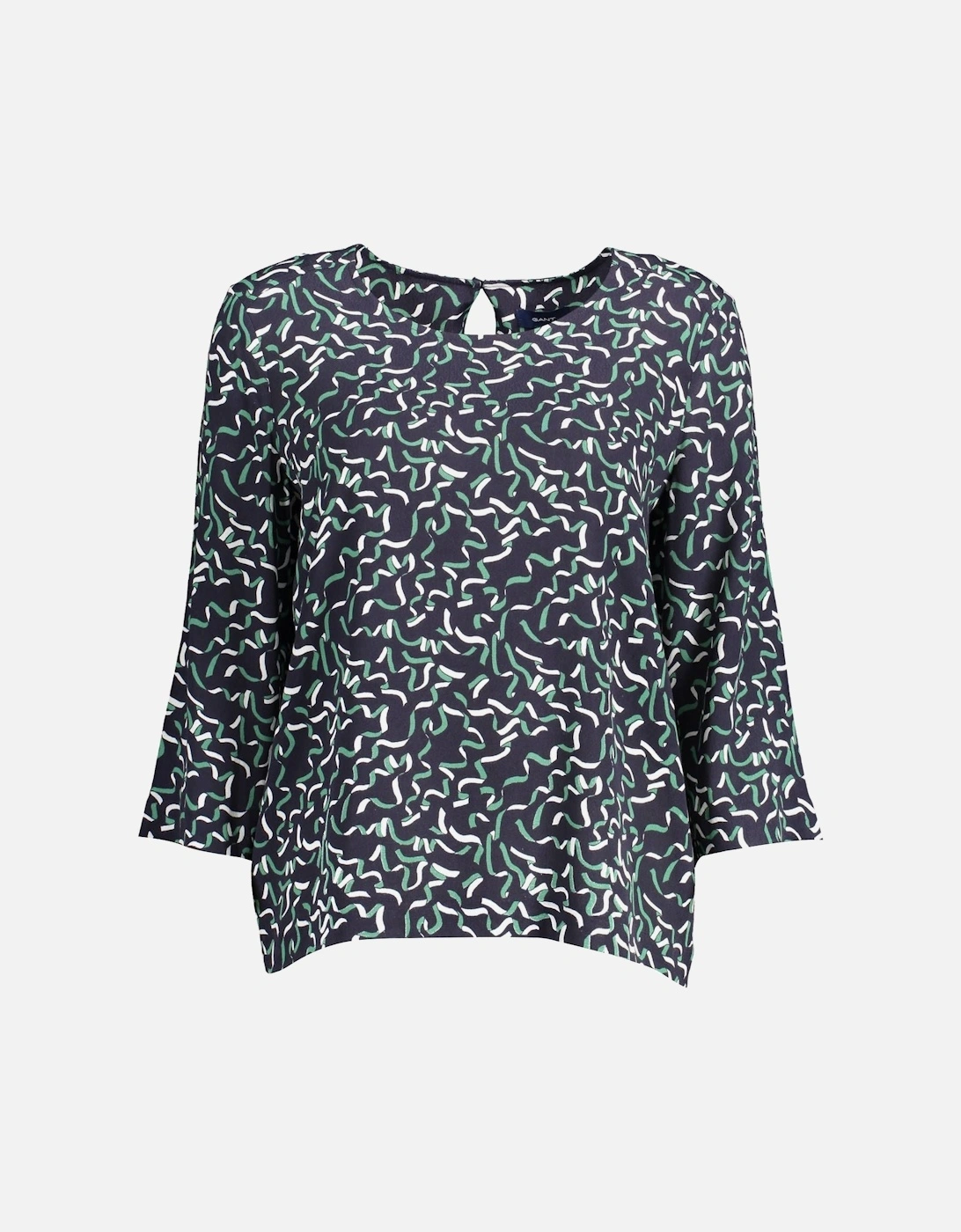 34 Sleeve Blouse Abstract Print, 3 of 2