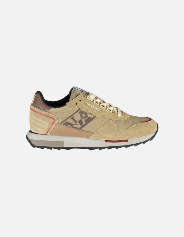 N91 Beige Suede Sneakers