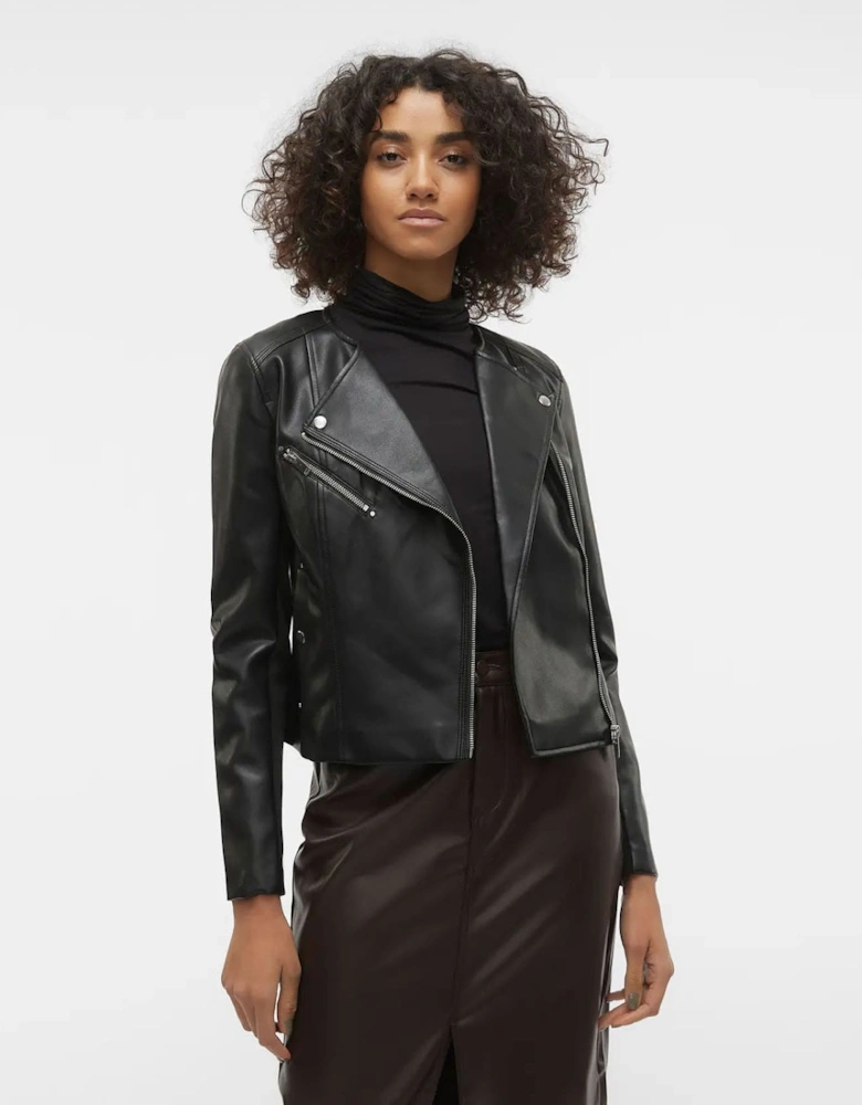Riley Faux Leather Jacket