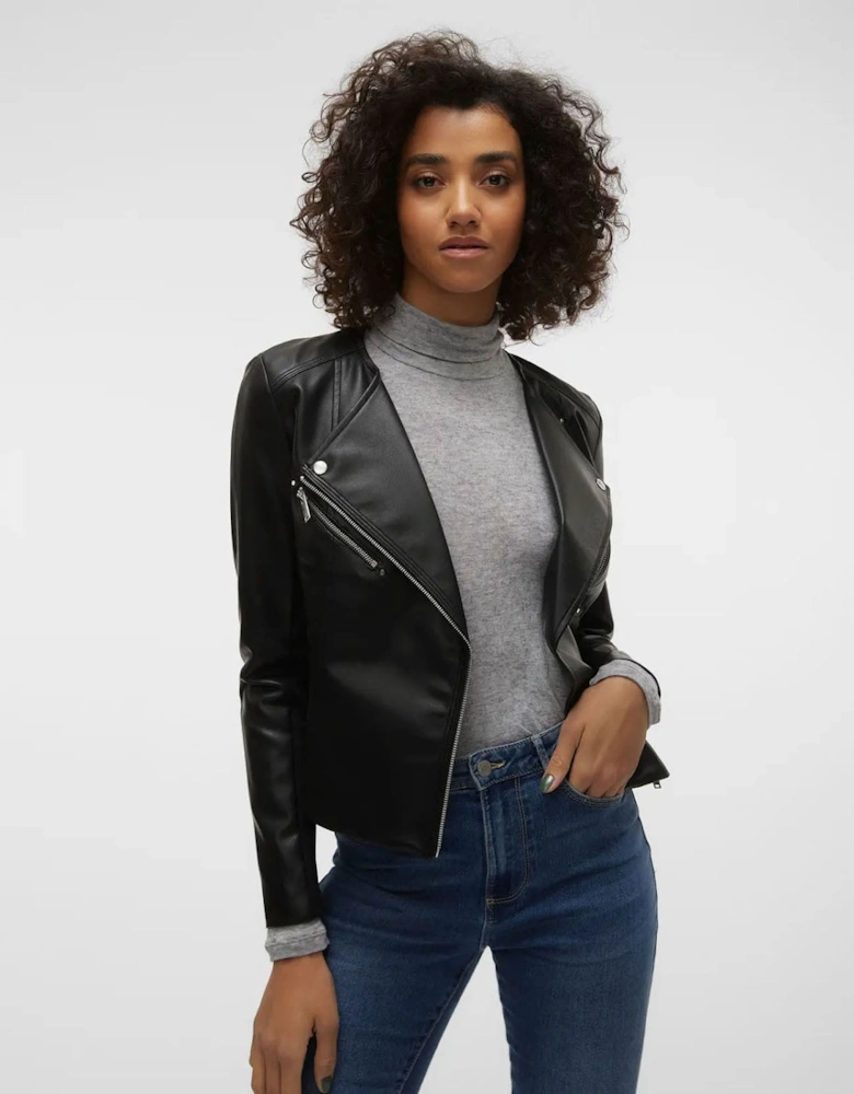 Riley Faux Leather Jacket