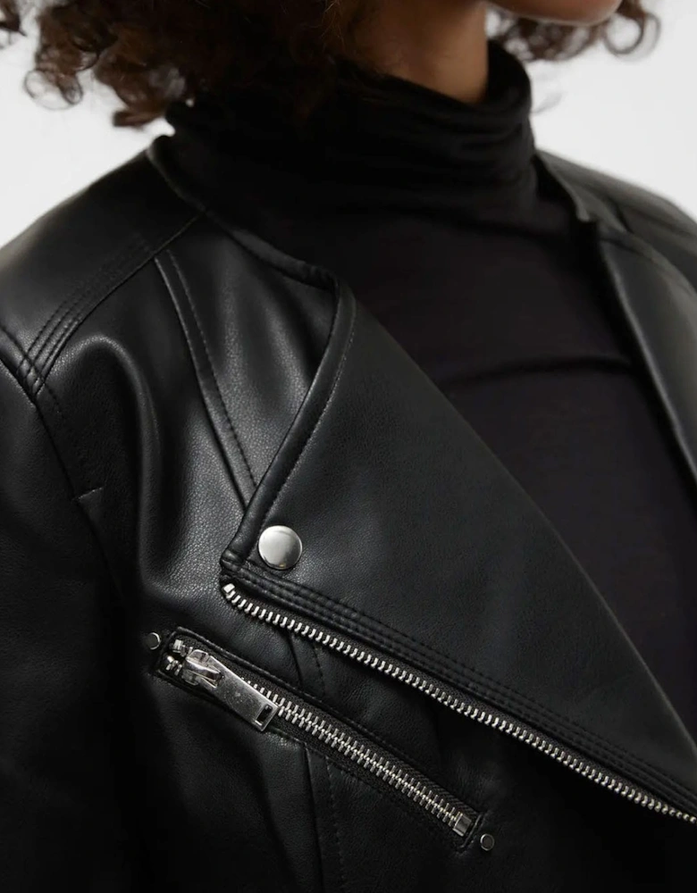 Riley Faux Leather Jacket