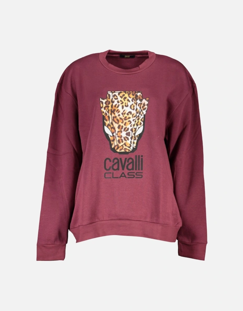 Leopard Print Crew Neck Sweatshirt
