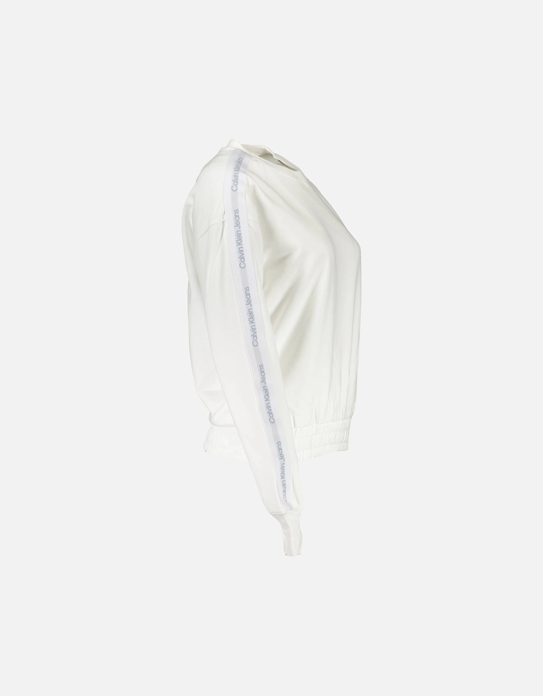 Crew Neck Tape Detail Sweatshirt