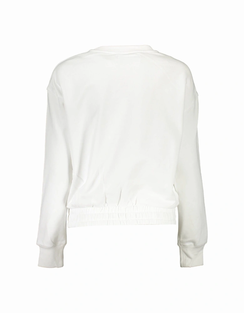 Crew Neck Tape Detail Sweatshirt