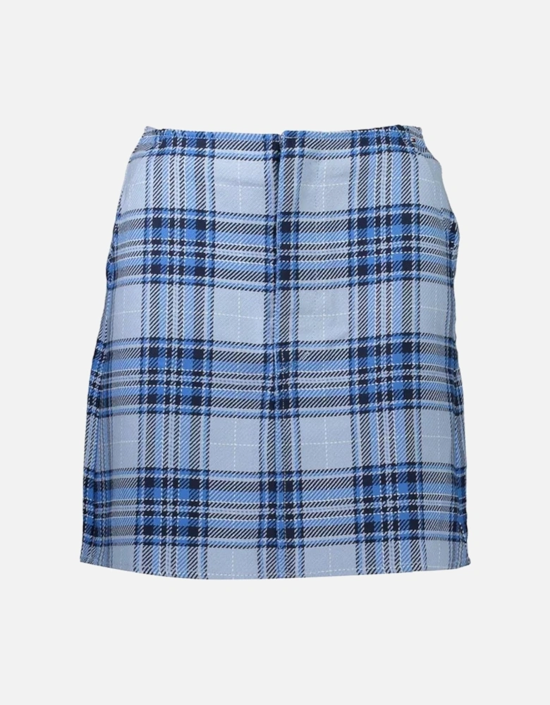 Mini Skirt Plaid Casual