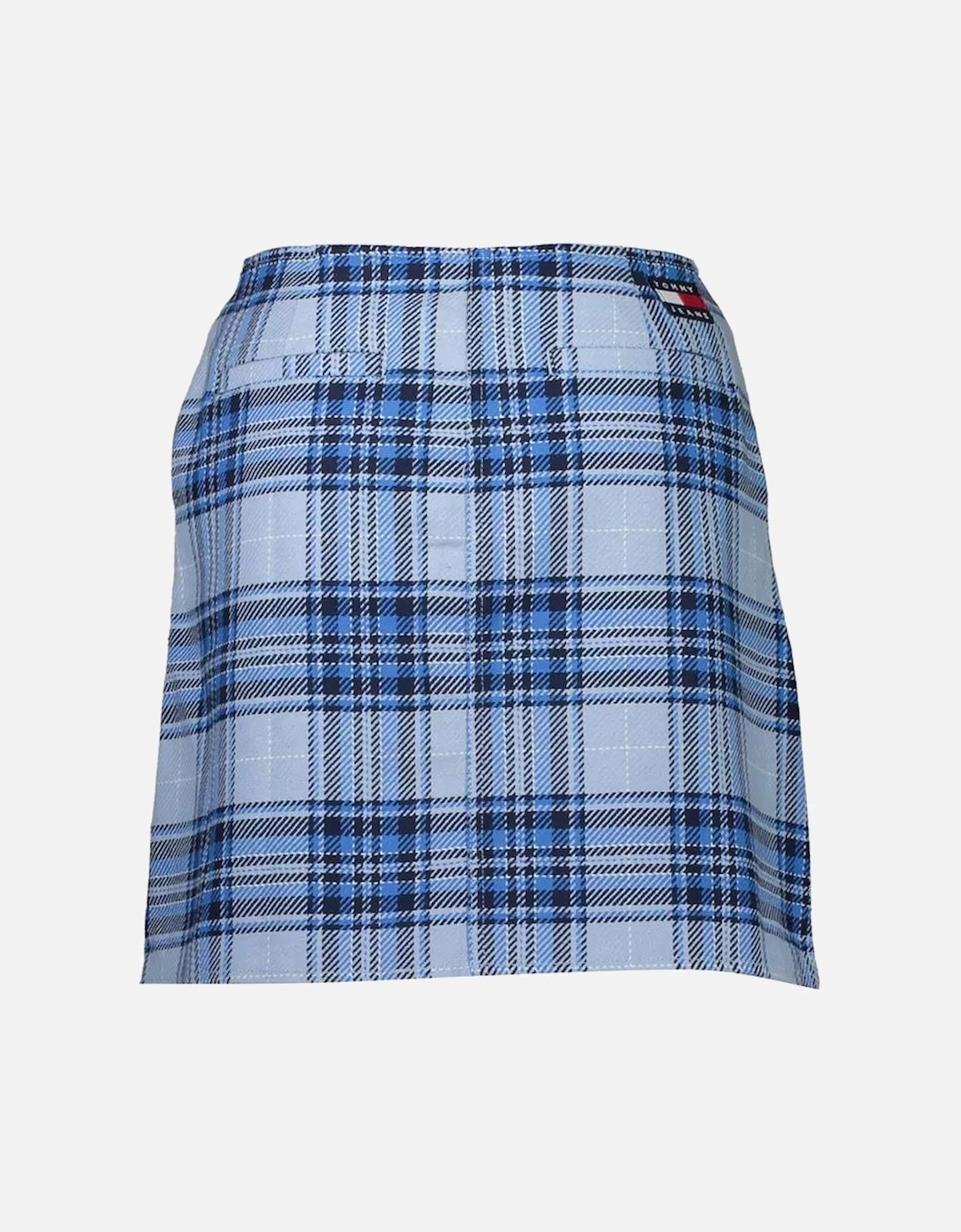 Mini Skirt Plaid Casual
