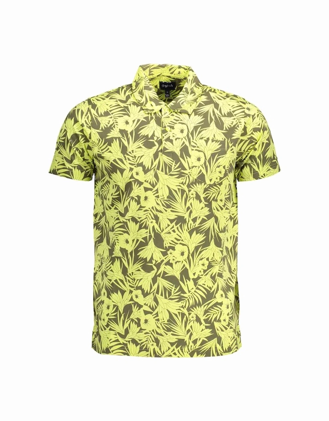 Floral Print Polo Shirt Short Sleeve, 3 of 2