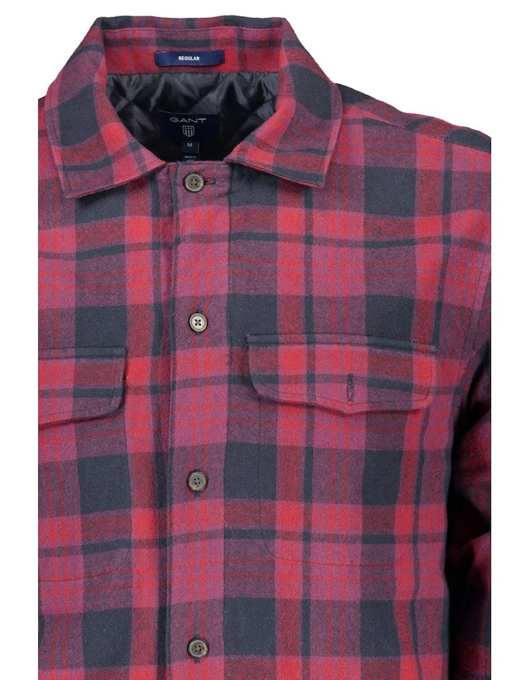 Flannel Shirt RedBlack Plaid