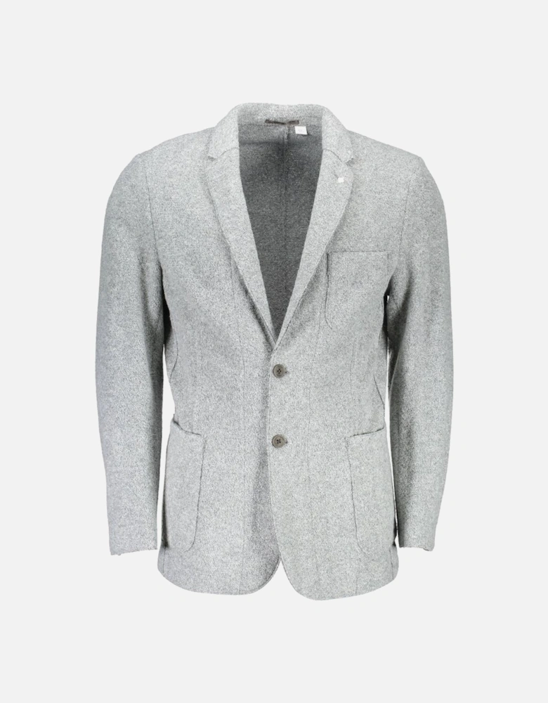 Knit Blazer Casual Style