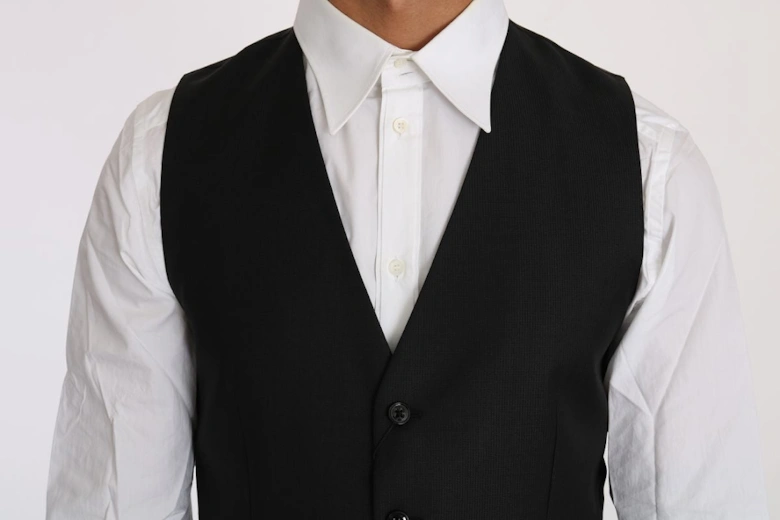 Wool-Silk Formal Vest