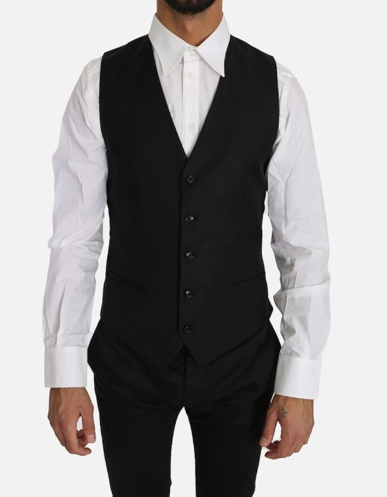 Wool-Silk Formal Vest