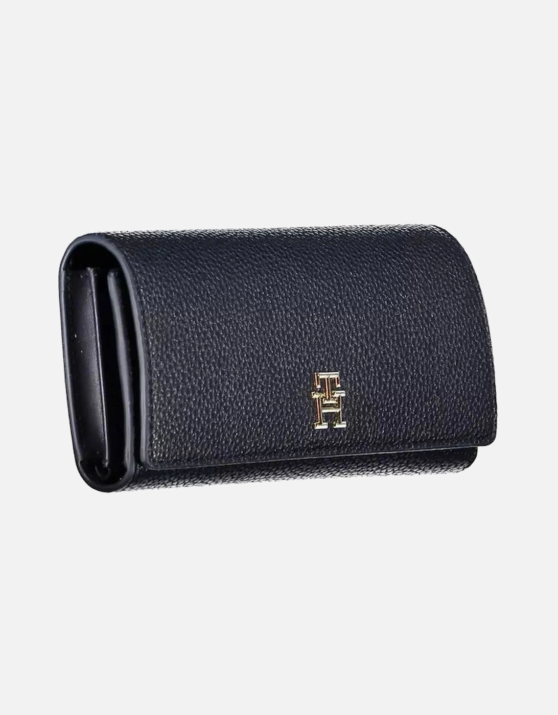 TH Wallet Pebbled Leather Navy