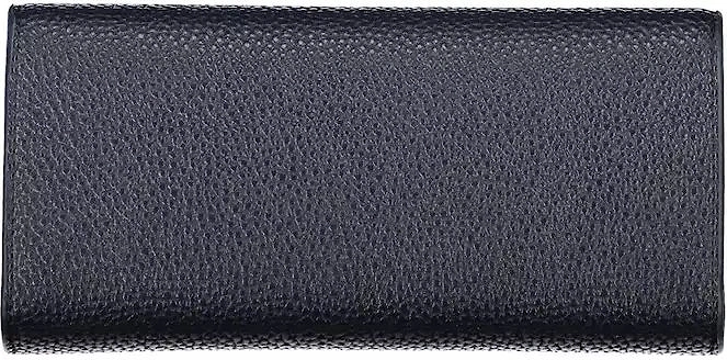 TH Wallet Pebbled Leather Navy