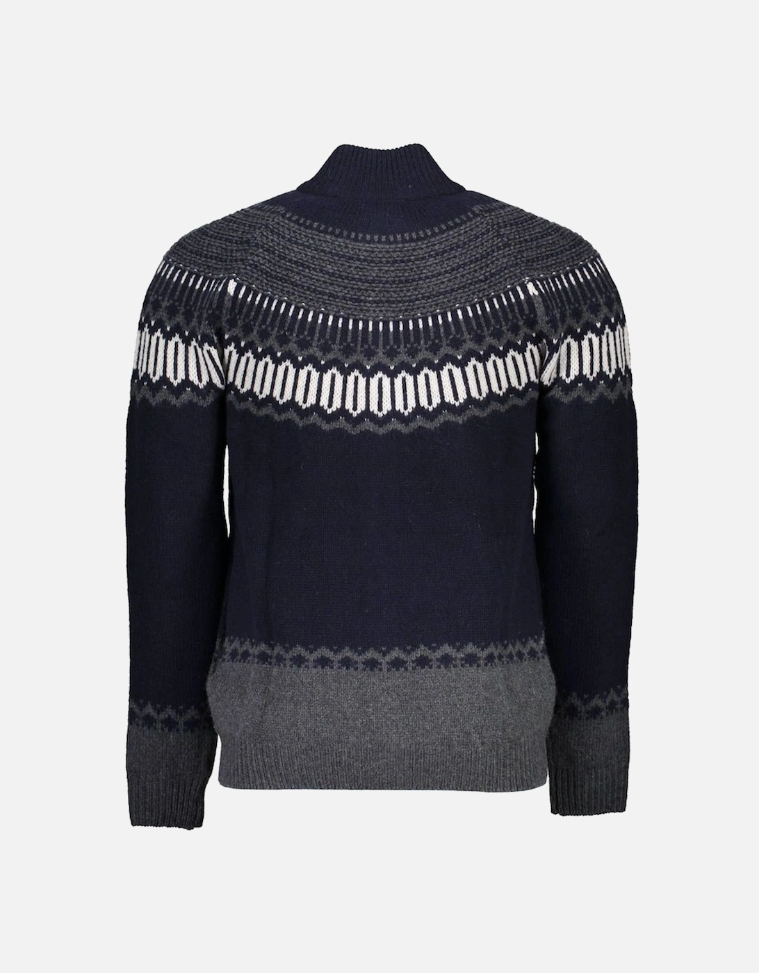 Fair Isle Zip Cardigan
