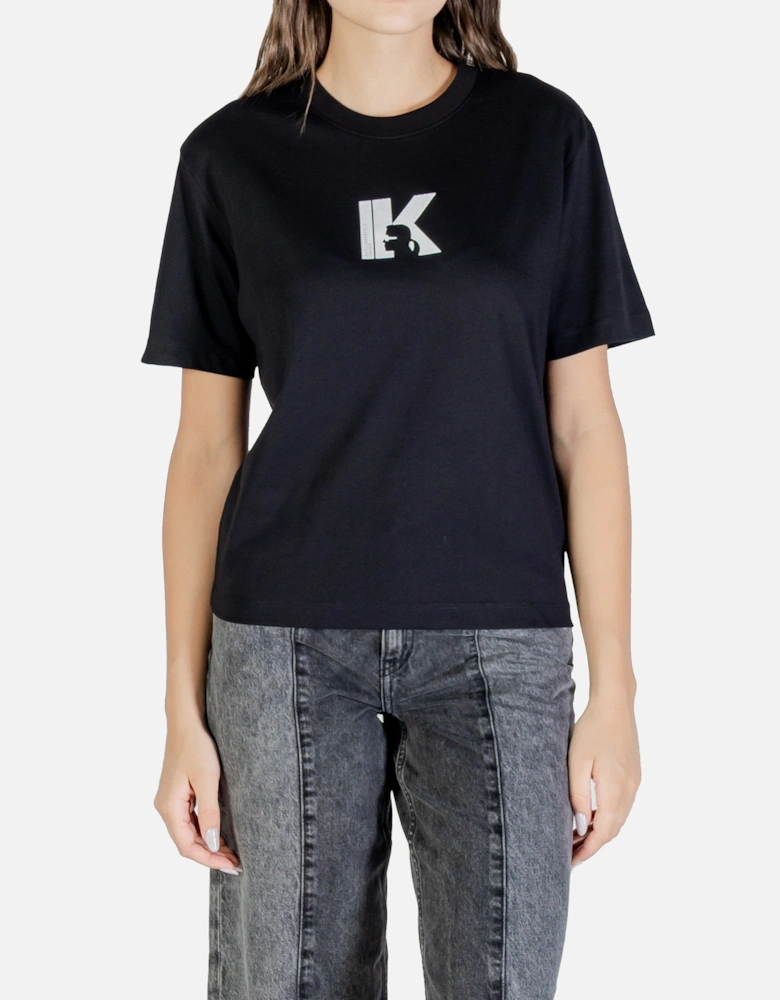 Printed Short-Sleeve Round Neck T-Shirt