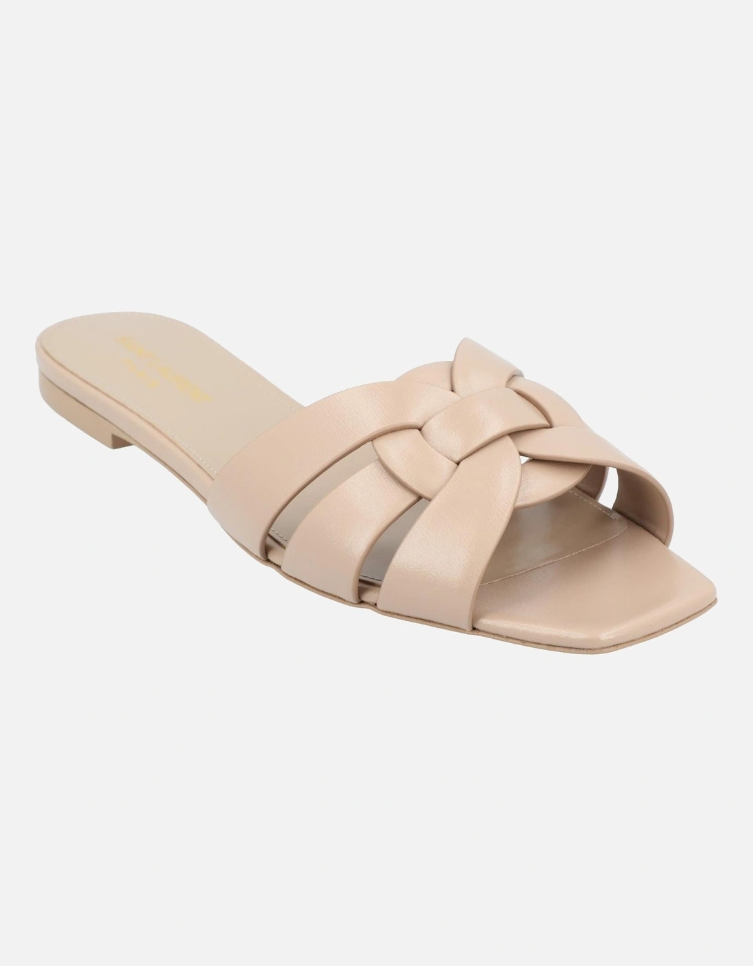 Elegant Woven Leather Flat Sandals - Comfortable Slip-On Style, 7 of 6