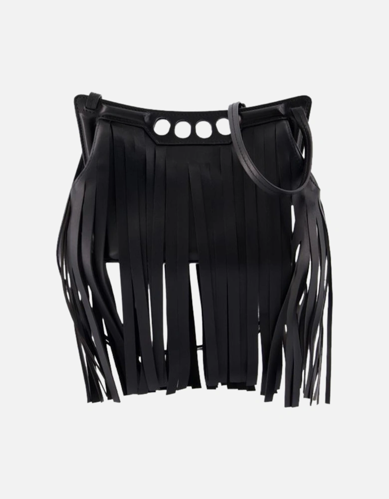 Smooth Leather Mini Crossbody Bag with Adjustable Strap
