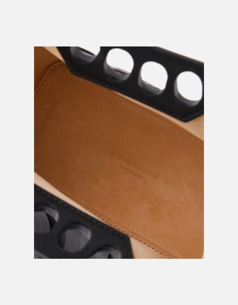 Smooth Leather Mini Crossbody Bag with Adjustable Strap