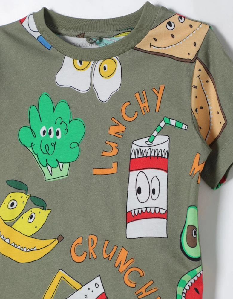 Kids Food Print TShirt