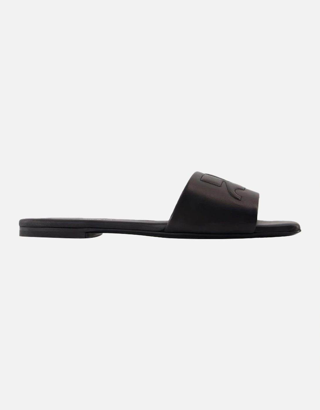 Leather Slides Embossed Logo, 5 of 4