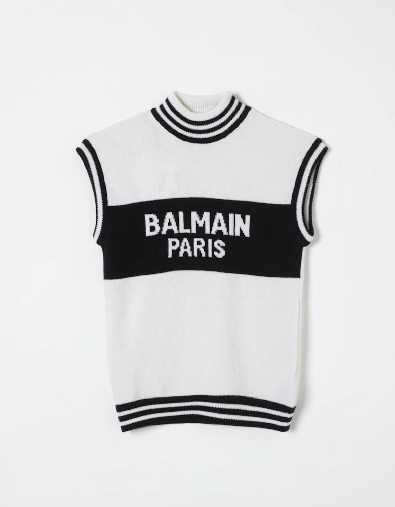 Knit Sleeveless Sweater Vest
