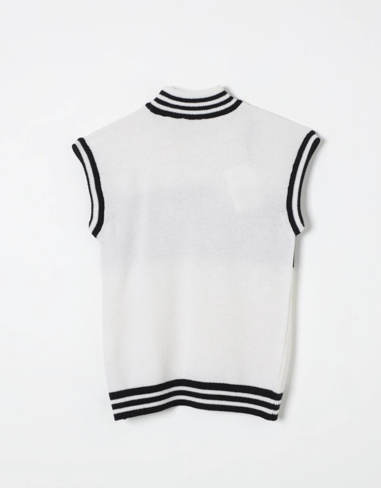 Knit Sleeveless Sweater Vest