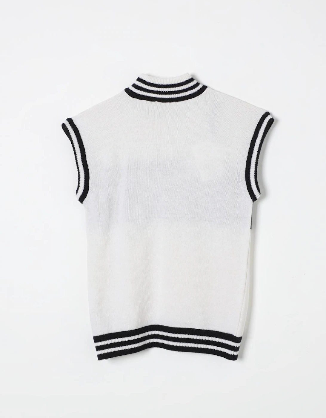 Knit Sleeveless Sweater Vest
