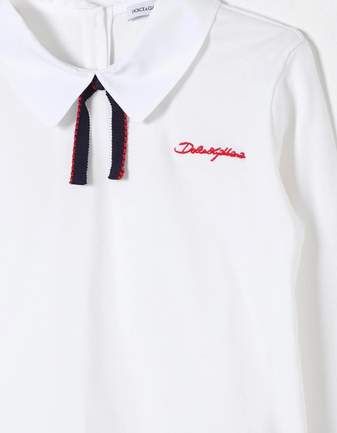 Girls Long Sleeve Collared Top