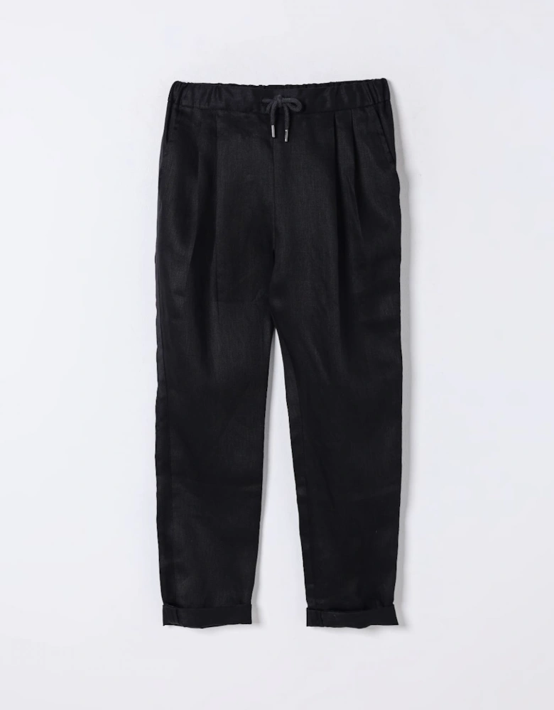 Linen Casual Pants Drawstring