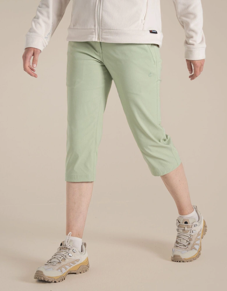 Womens Kiwi Pro 2 Cropped Walking Trousers