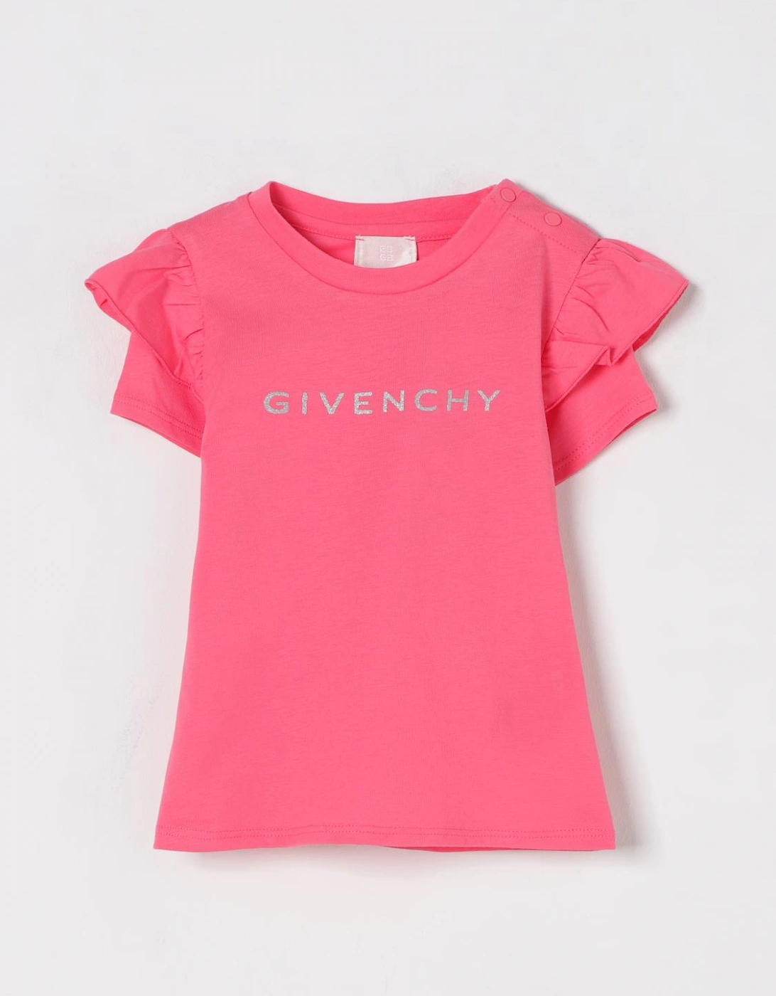 Baby RuffleSleeve Logo Tee