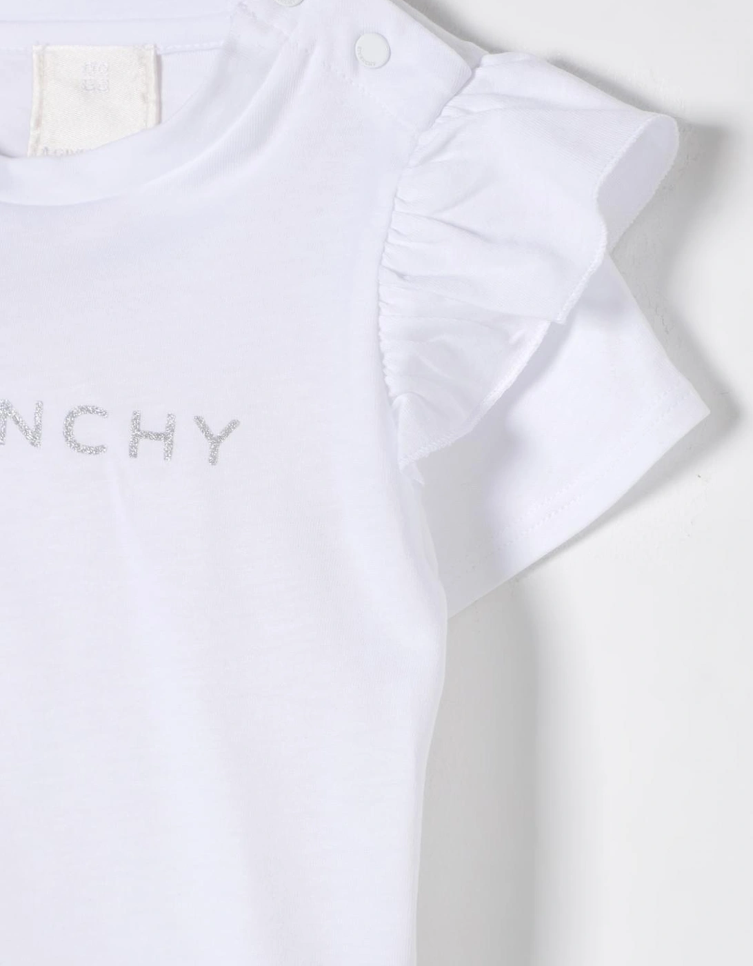 Baby RuffleSleeve Logo Tee