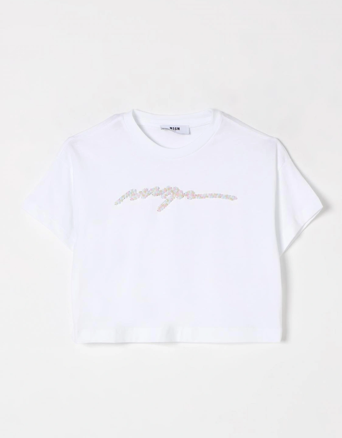 Kids Cropped TShirt Multicolor Logo, 6 of 5