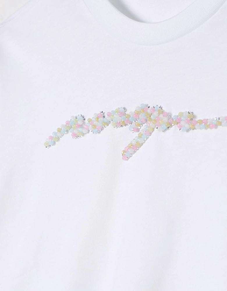 Kids Cropped TShirt Multicolor Logo