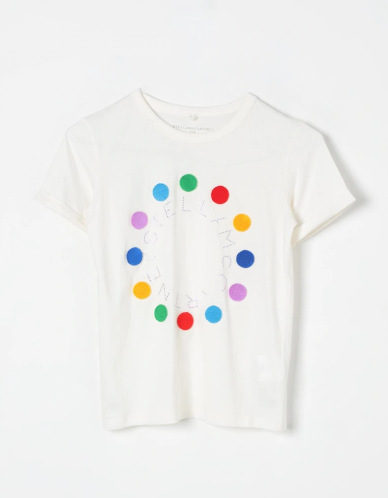 Kids Rainbow Dot Organic Cotton Tee