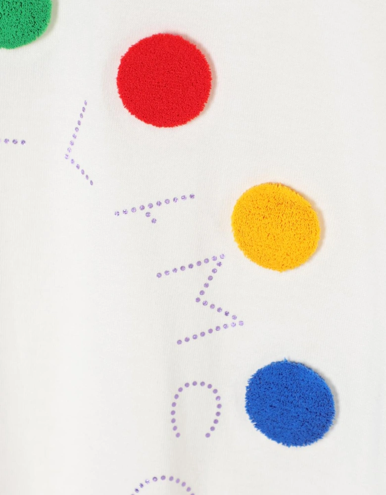 Kids Rainbow Dot Organic Cotton Tee