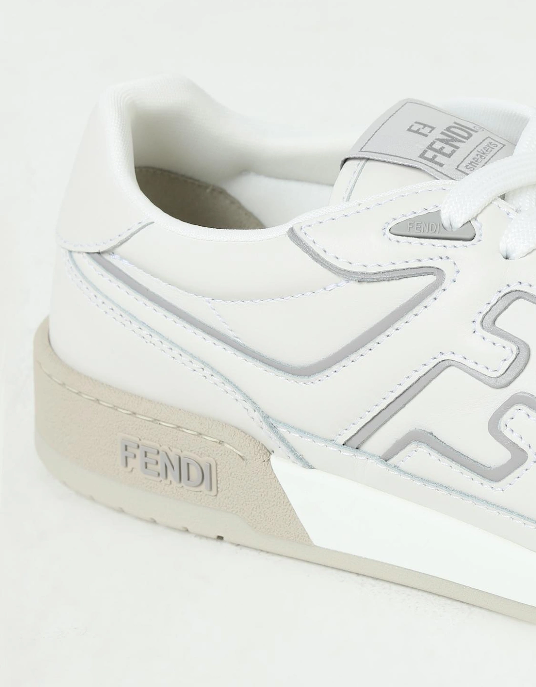 Match Leather Sneakers